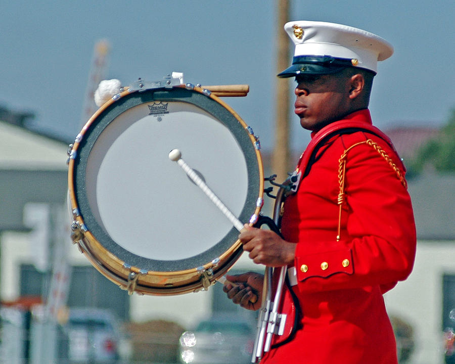 Redman Photograph - Drum and Bugle Corps #1 by Ugly Molly