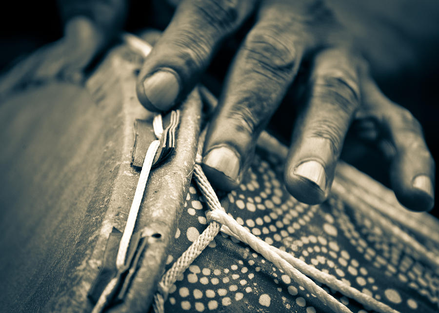 Drum Makers Hands II #1 Photograph by Ronda Broatch