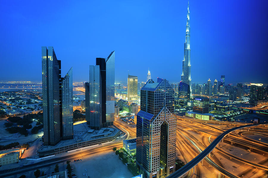 Dubai Cityscape #1 Photograph by Fraser Hall