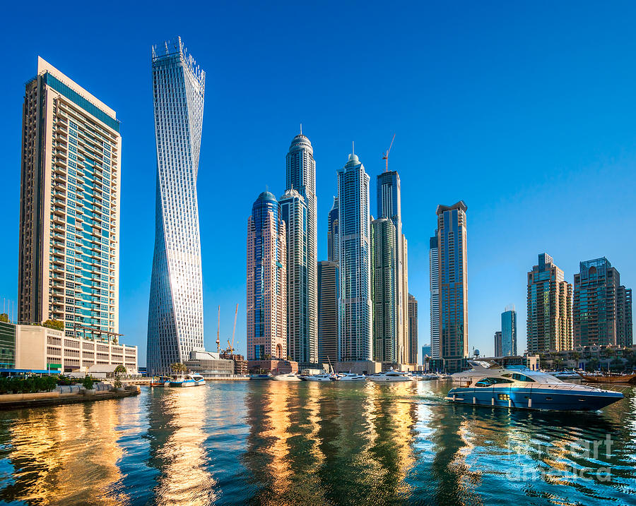 Dubai Marina #1 Photograph by Luciano Mortula