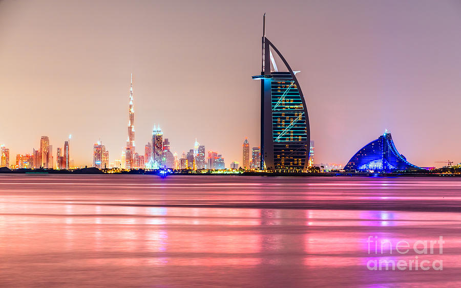 Dubai skyline - UAE #1 Photograph by Luciano Mortula