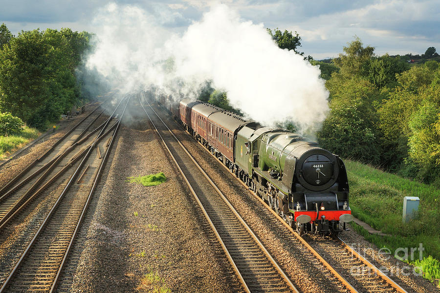 Steam Locomotive 46233 at Speed Photograph by David Birchall