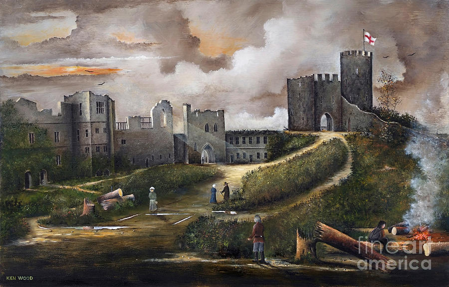 Dudley Castle - England #2 Painting by Ken Wood