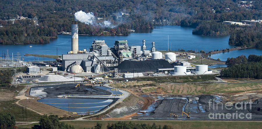 Duke Energy Coal Burning Asheville Plant #1 Photograph by David Oppenheimer