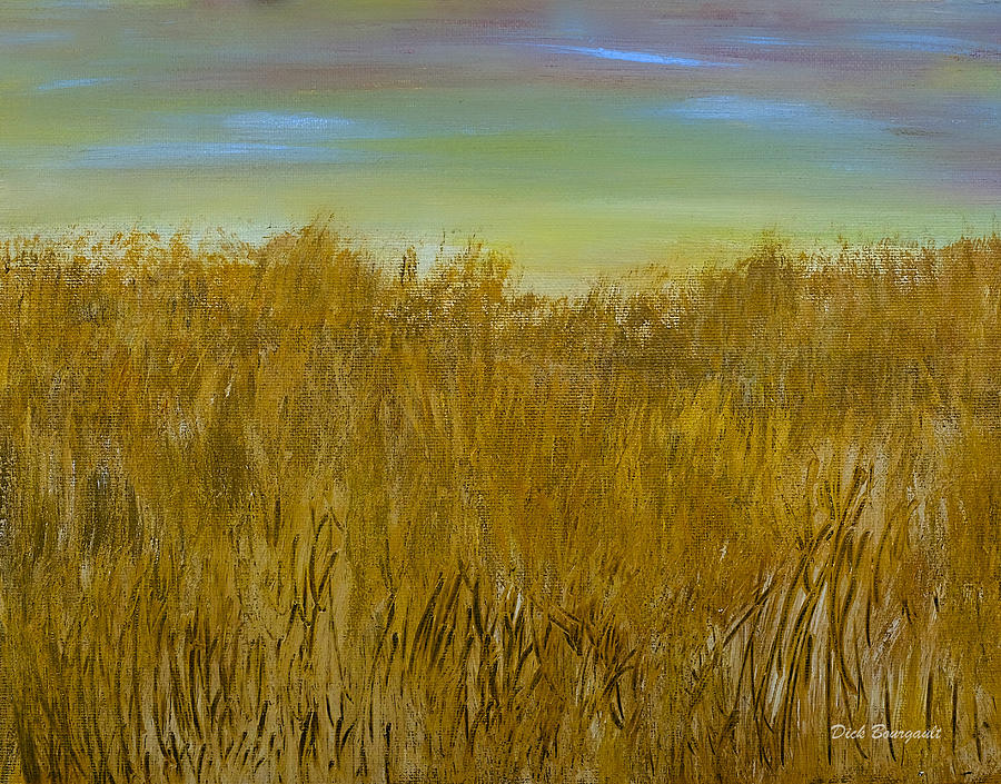 Dunes #1 Painting by Dick Bourgault