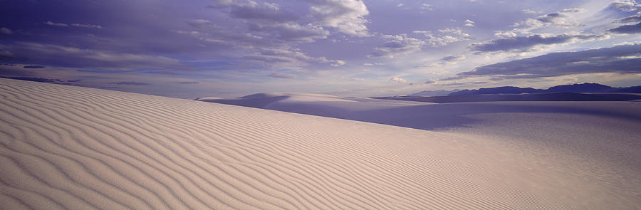 Landscape Photograph - Dunes, White Sands, New Mexico, Usa #1 by Panoramic Images