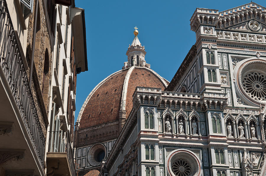 Duomo in  Florence Italy #1 Photograph by Brandon Bourdages