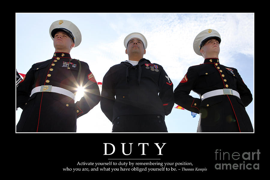 duty-inspirational-quote-photograph-by-stocktrek-images