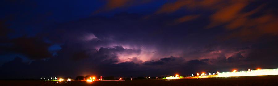 Dying Storm Cell with Fantastic Lightning #3 Photograph by NebraskaSC