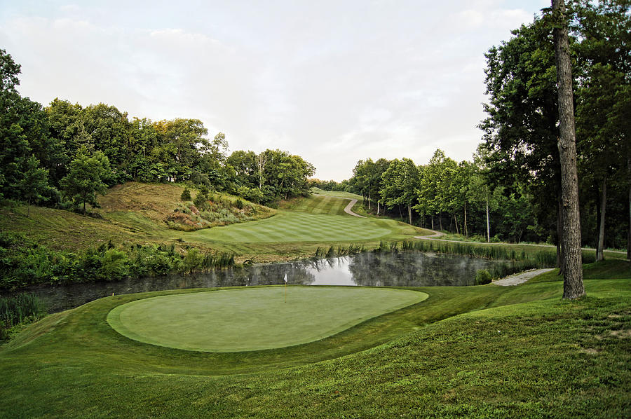 Golf Photograph - Eagle Knoll - Hole Fourteen From the Green #1 by Cricket Hackmann