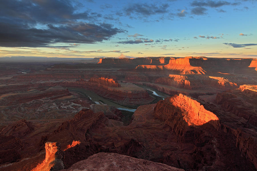 Early Morning at Dead Horse Point #1 Photograph by Alan Vance Ley