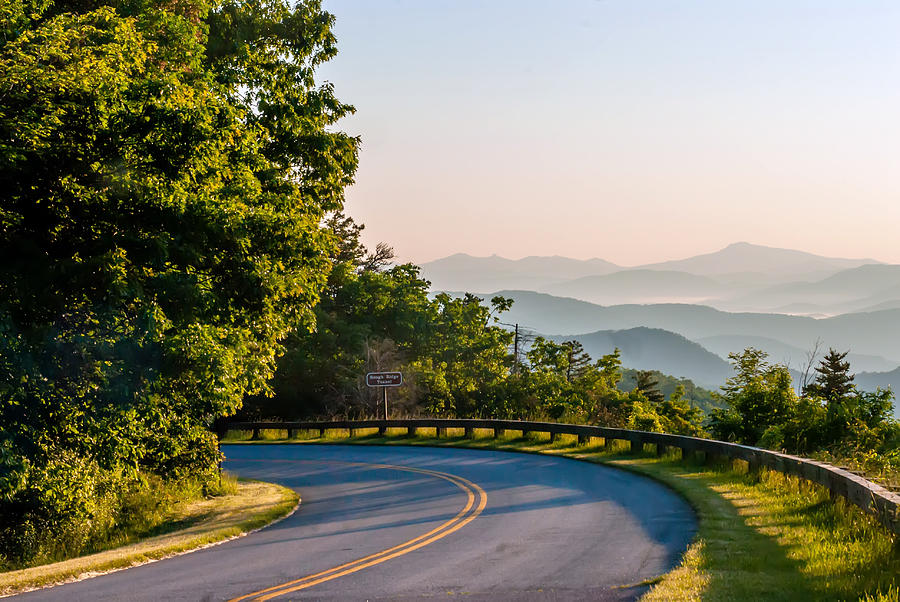 Early Morning Sunrise Over Blue Ridge Mountains #1 Photograph by Alex Grichenko