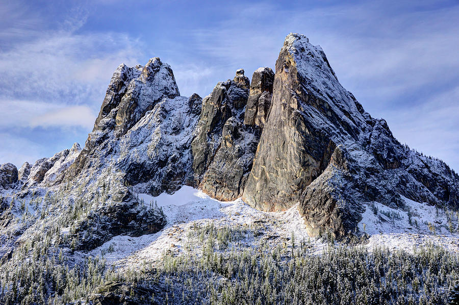 Early Winter Spires Photograph by Virtualphotographers Early Winter Spires Photograph by Virtualphotographers