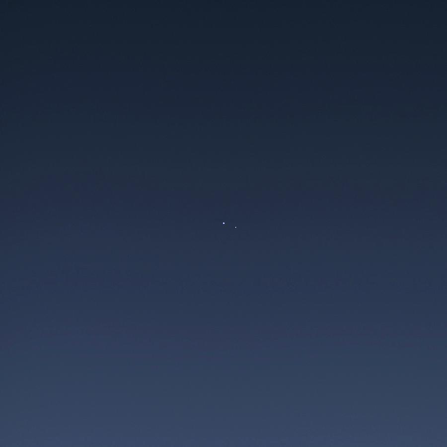 Earth And Moon From Saturn #1 Photograph by Nasa