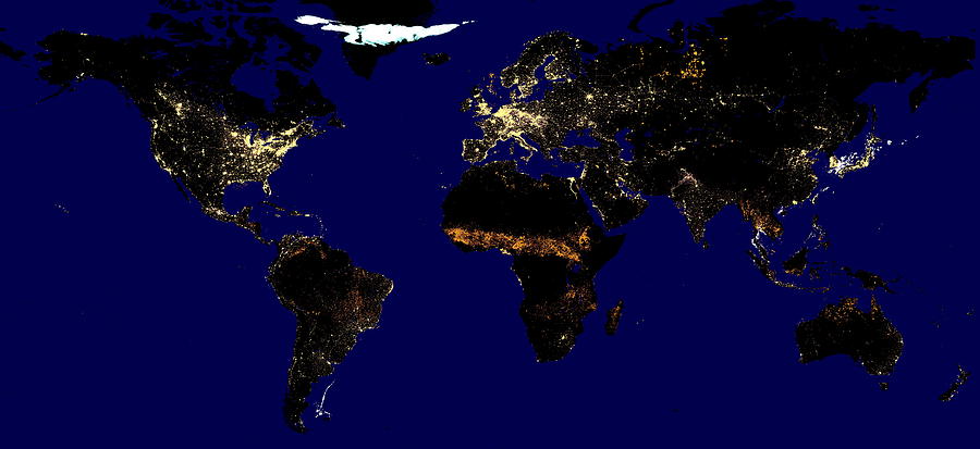 Earth At Night #1 Photograph by Science Photo Library Earth At Night #1 Photograph by Science Photo Library