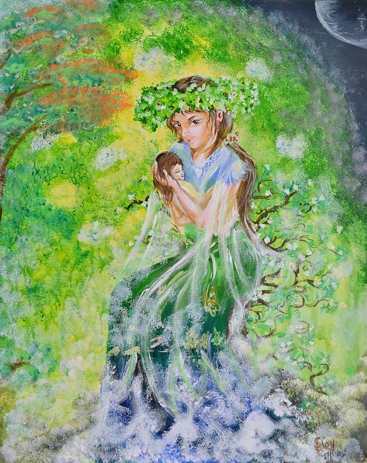 earth goddess painting