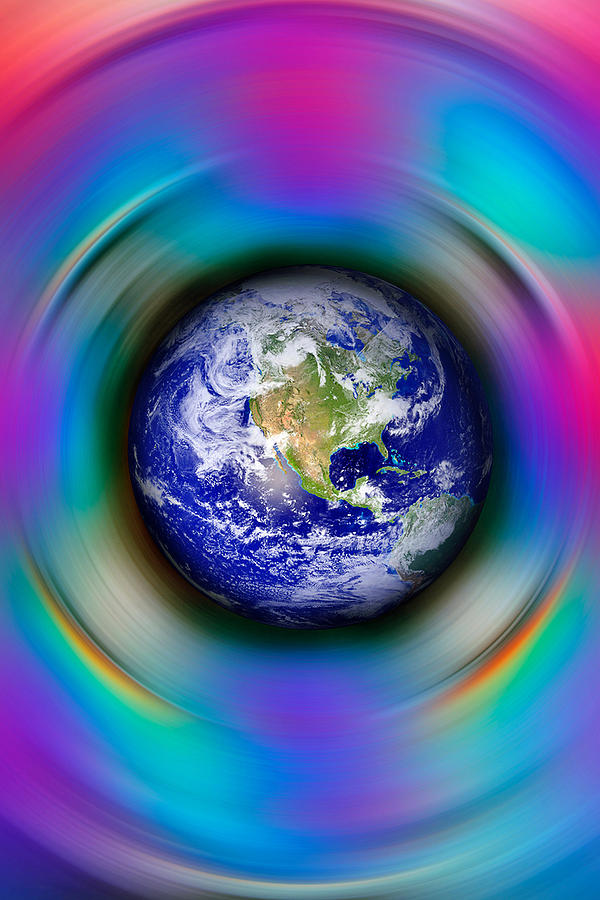 Earth #1 Digital Art by Steve Ball
