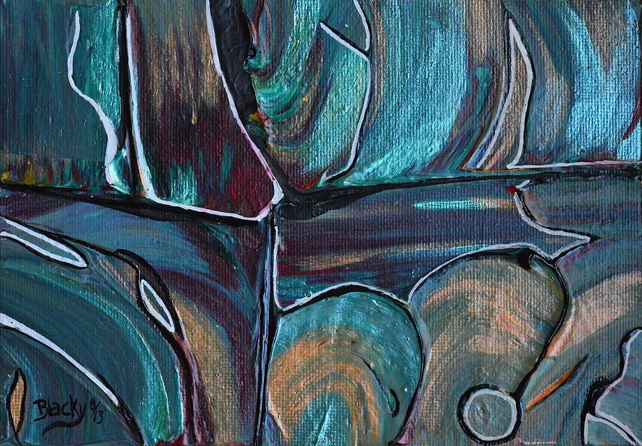 Earth Tones #1 Painting by Donna Blackhall