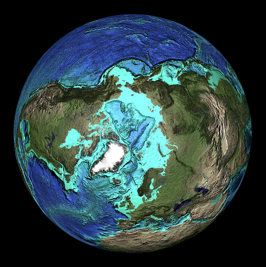 Earth S Topography Photograph By Noaa Science Photo Library Fine Art America