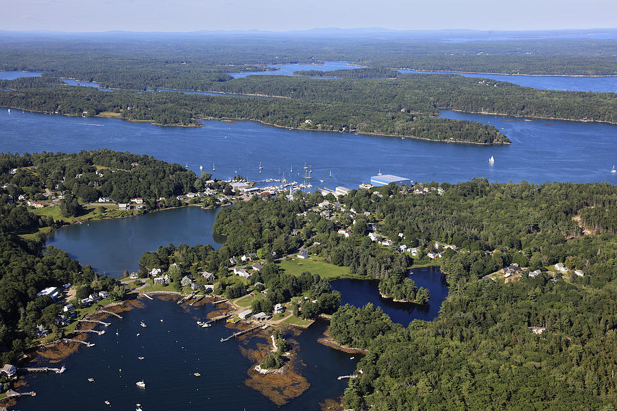 East Boothbay, Maine Photograph by Dave Cleaveland - Fine Art America