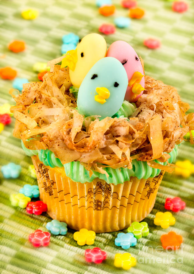 Easter Photograph - Easter Cupcakes  #1 by Iris Richardson