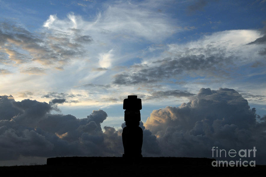 Easter Island 1 #1 Photograph by Vivian Christopher