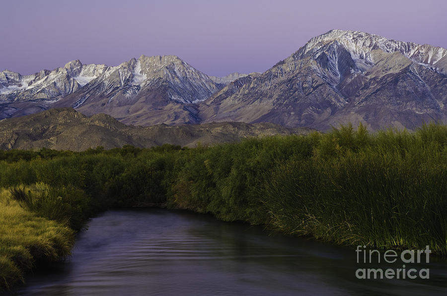 Eastern Sierras And Owens River #1 Photograph by John Shaw