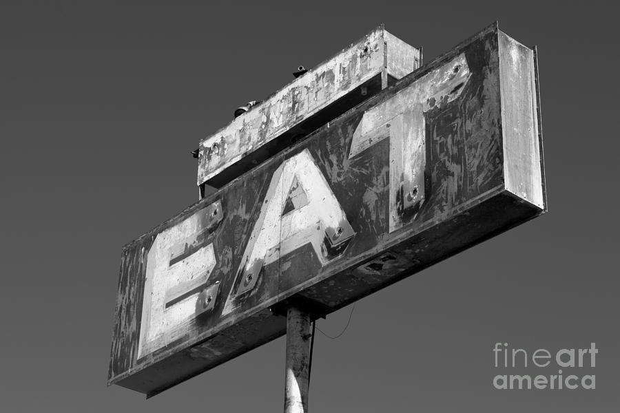 EAT #1 Photograph by Rick Pisio