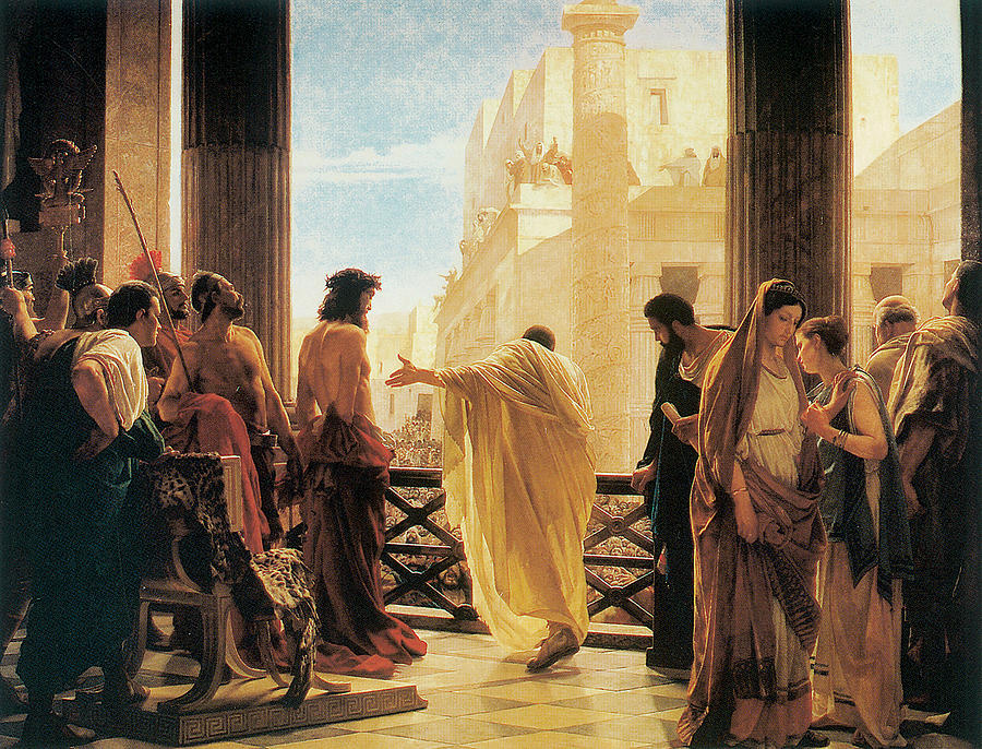 Jesus Christ Painting - Ecce Homo #1 by Antonio Ciseri
