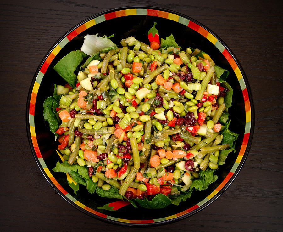 Edamame Salad #1 Photograph by Science Source
