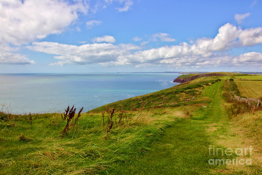 Edge of the World on Caldey Island Tenby Photograph by Jeremy Hayden