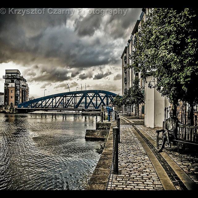 Bridge Photograph - #edinburgh #leith #shore #area #bridge #1 by Krzysztof Czarny