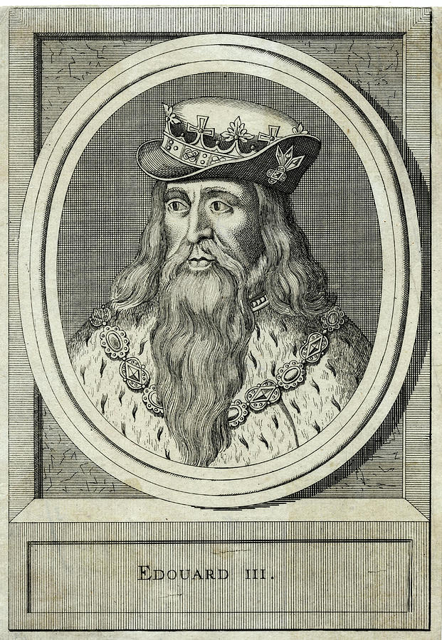 Edward IIi King Of England (1327-77) Drawing by Mary Evans Picture ...