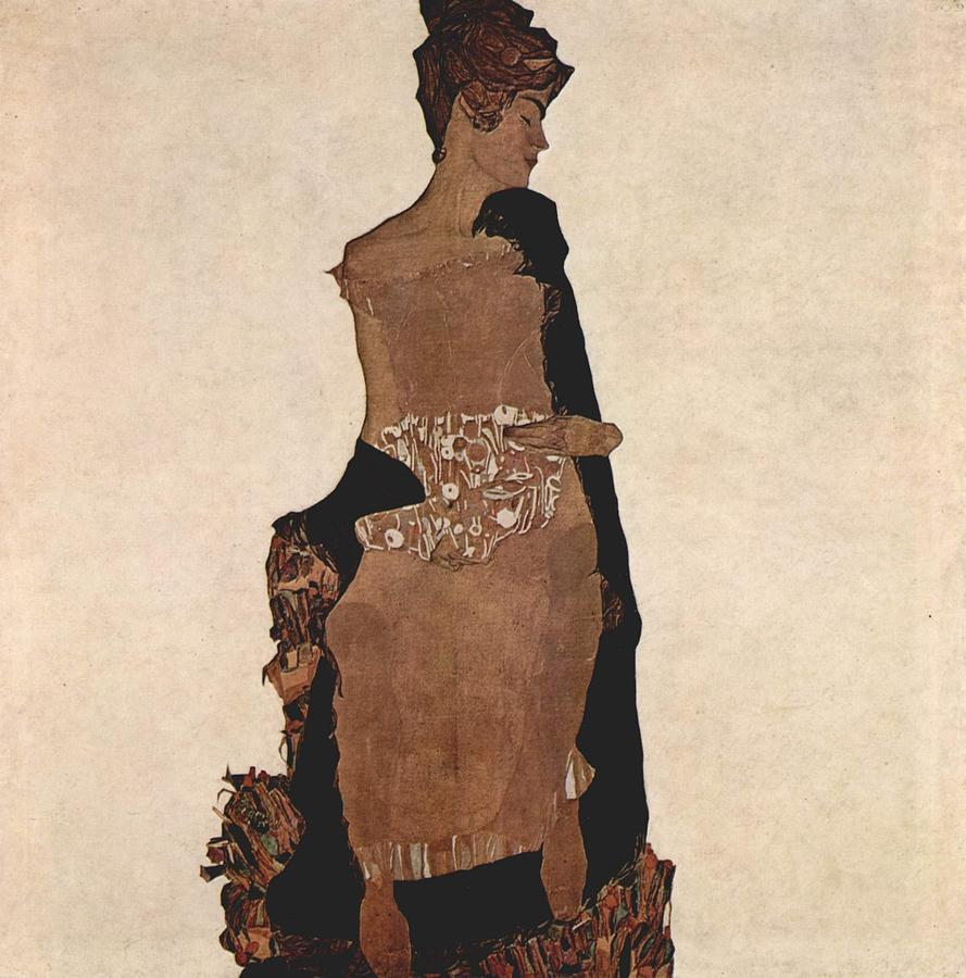 Egon Schiele Painting  #1 Painting by Celestial Images