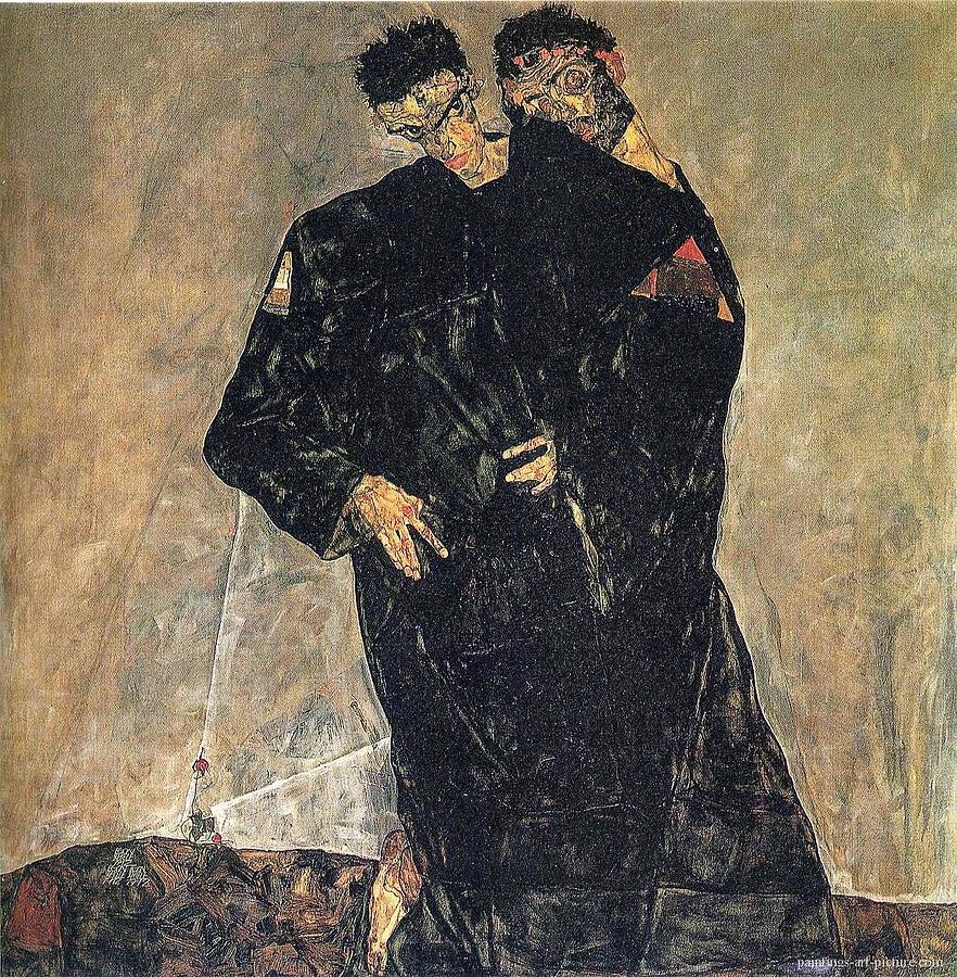 Egon Schiele Paintings #1 Painting by Celestial Images