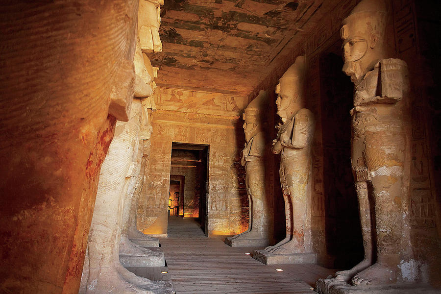 Egypt, Abu Simbel, The Greater Temple Photograph by Miva Stock - Fine ...