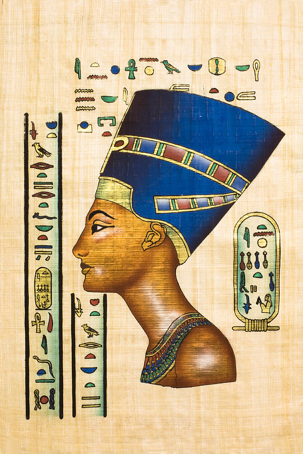 Egyptian ancient papyrus #1 Drawing by ewg3D