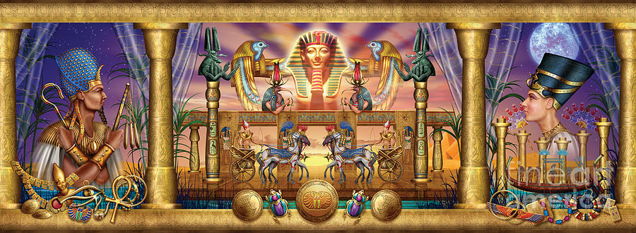 Egyptian Digital Art by MGL Meiklejohn Graphics Licensing - Fine Art ...