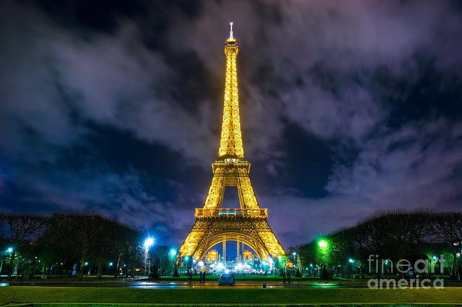 Architecture Photograph - Eiffel tower - Paris #1 by Luciano Mortula