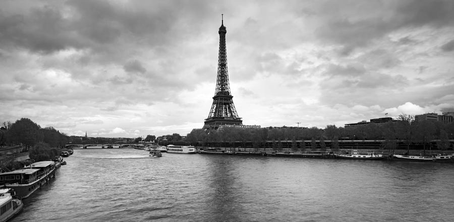Architecture Photograph - Eiffel Tower From Pont De Bir-hakeim #1 by Panoramic Images
