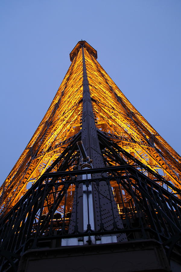 Architecture Photograph - Eiffel Tower - Paris France - 01135 #1 by DC Photographer