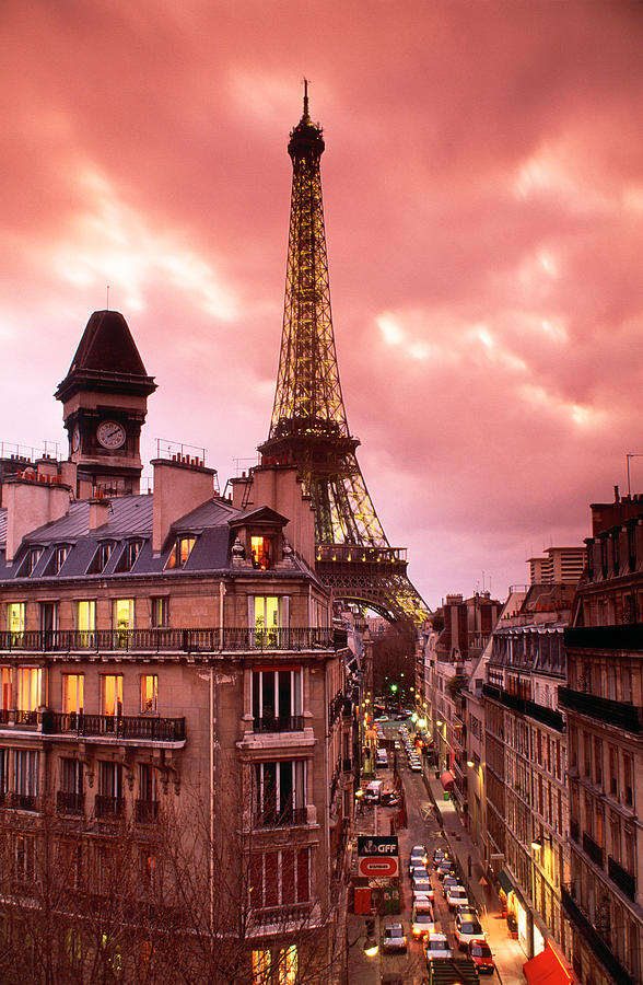Paris Photograph - Eiffel Tower Paris France #1 by Panoramic Images
