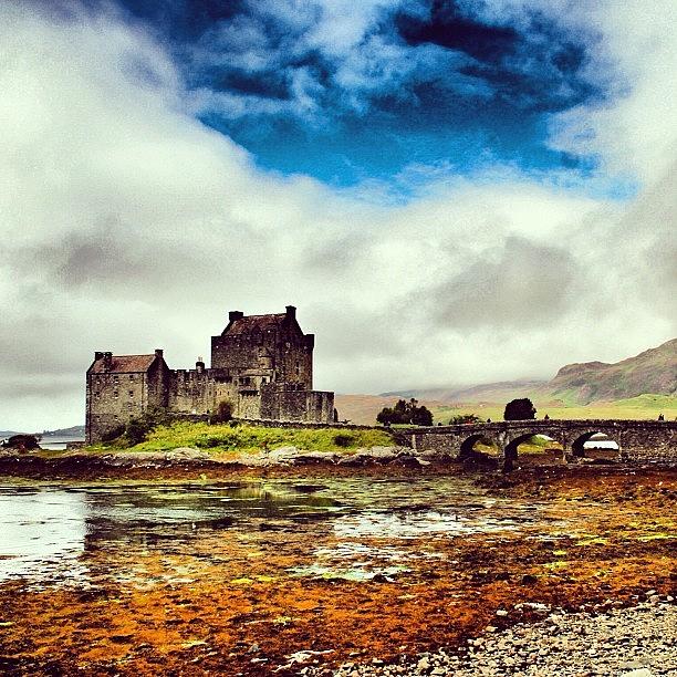 Architecture Photograph - Eilean Donan Castle - Scotland by Luisa Azzolini