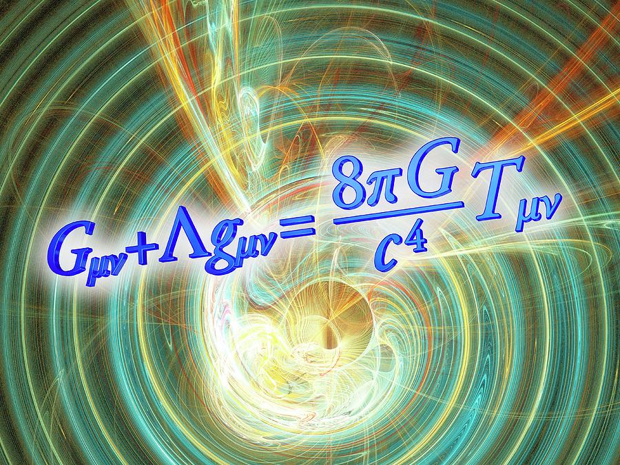Einstein Field Equation #1 Photograph by Alfred Pasieka