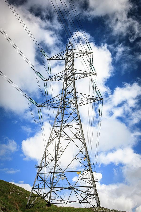 Electricity Pylon Photograph by Gustoimages