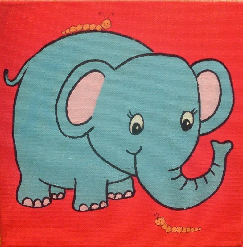 Elephant #1 Painting by Anne Gardner