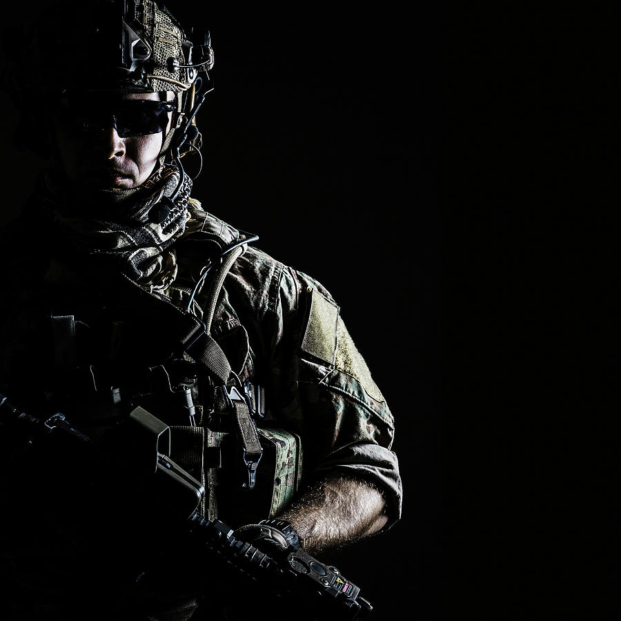 Elite Member Of U.s. Army Rangers Photograph by Oleg Zabielin - Fine ...