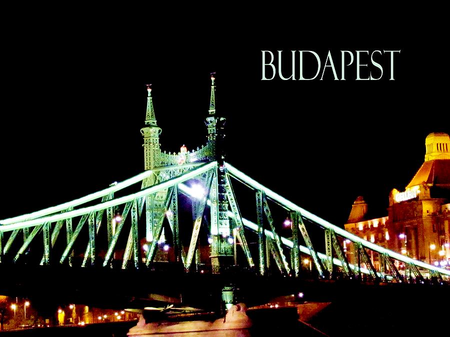 Elizabeth Bridge Photograph - Elizabeth Bridge Budapest #2 by Elaine Weiss