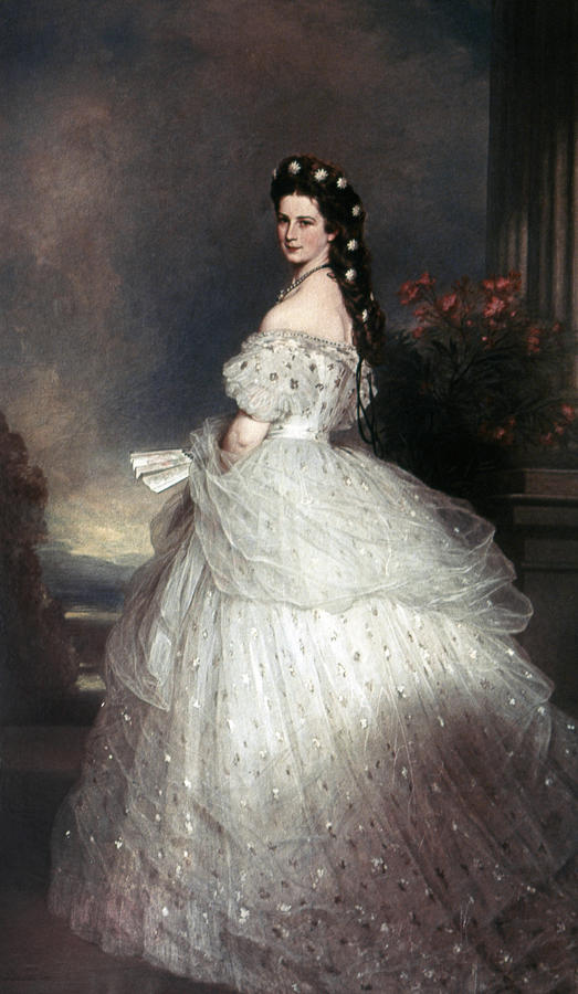 Elizabeth Of Austria (1837-1898) #1 Painting by Granger