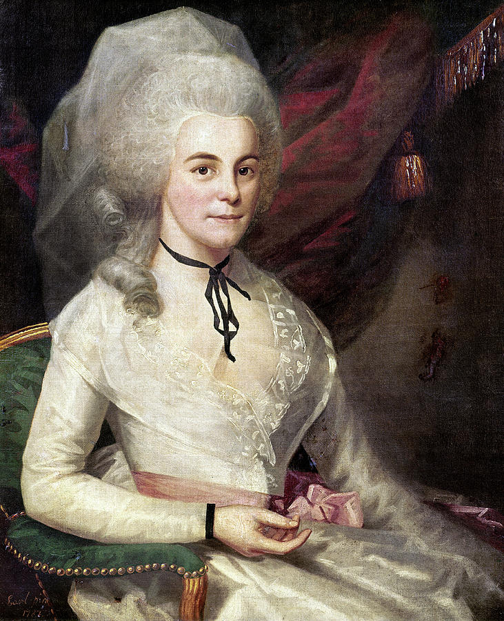 Elizabeth S. Hamilton Painting by Ralph Earl